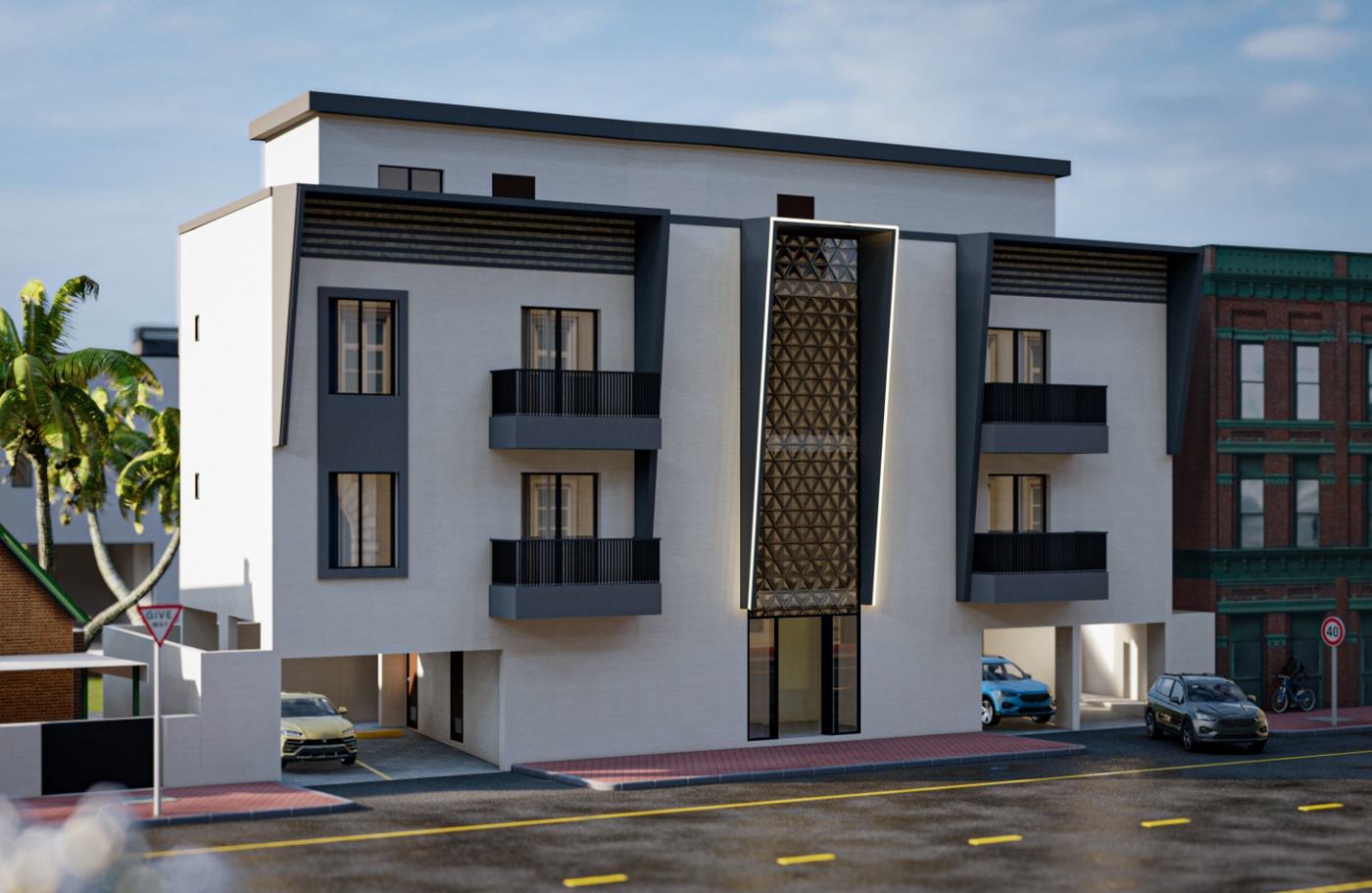 G+3 Residential Building, Al Muteena